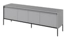 Compleo TV-Schrank FLORE Grau 4 Türen Push-to-open Modern Bild 2