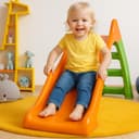 Onbest Kinderrutsche Orange mit Wasseranschluss Outdoor Indoor Made in EU bis 50 kg Bild 2