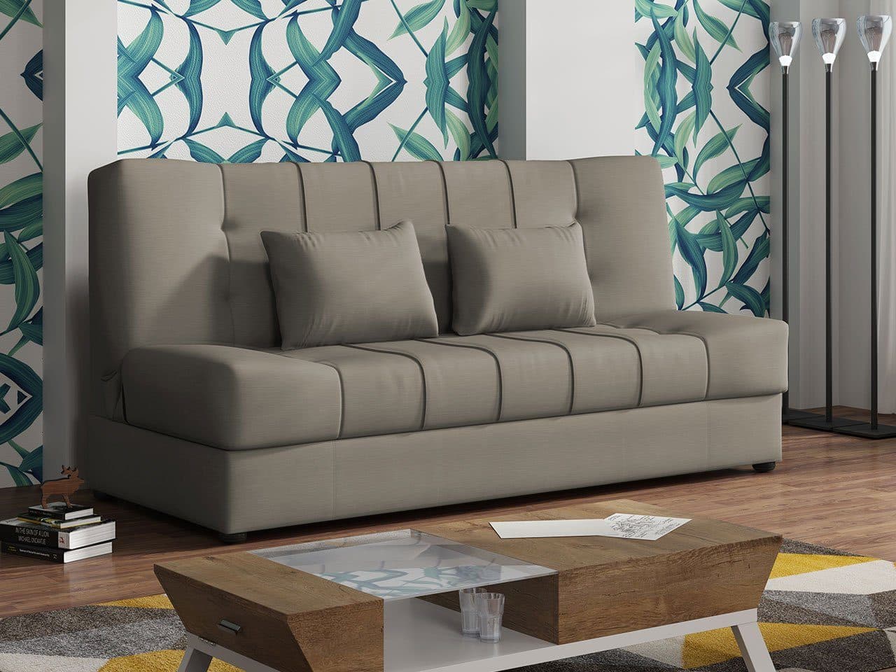 MIRJAN24 Schlafsofa Sonia 3-Sitzer mit Schlaffunktion und Bettkasten - Bild 2