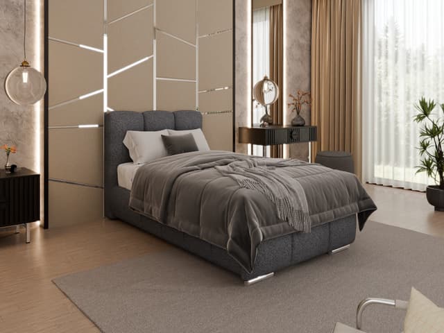 PANDA MÖBEL ZAIRA Polsterbett: Luxus & Komfort in Modernem Design
