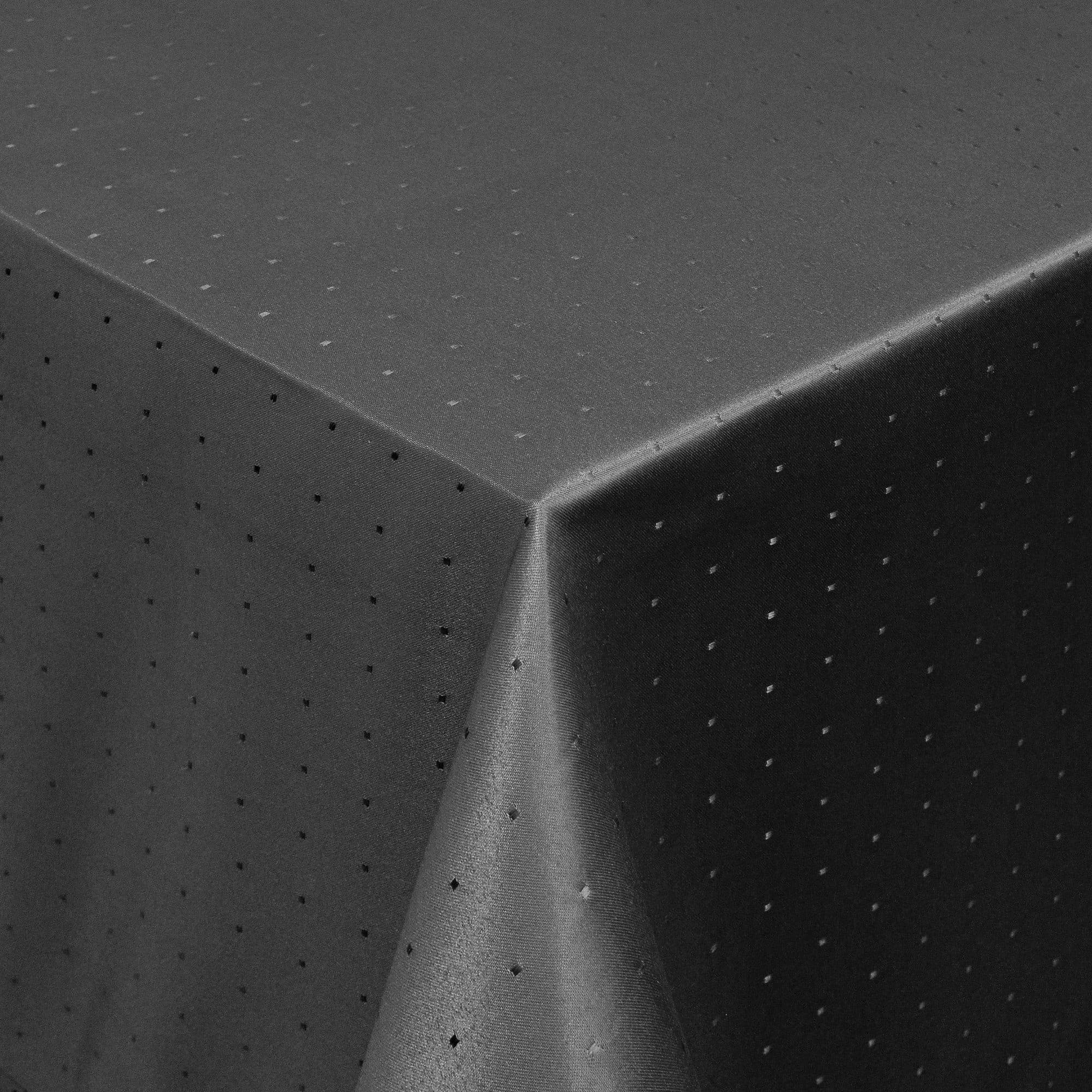 Moderno Tischdecke Schwarz Punkte Design Jacquard Saum