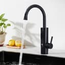 HOMELODY Küchenarmatur Elektrischer Wasserhahn Küche mit Digitalanzeige und Durchlauferhitzer Bild 2