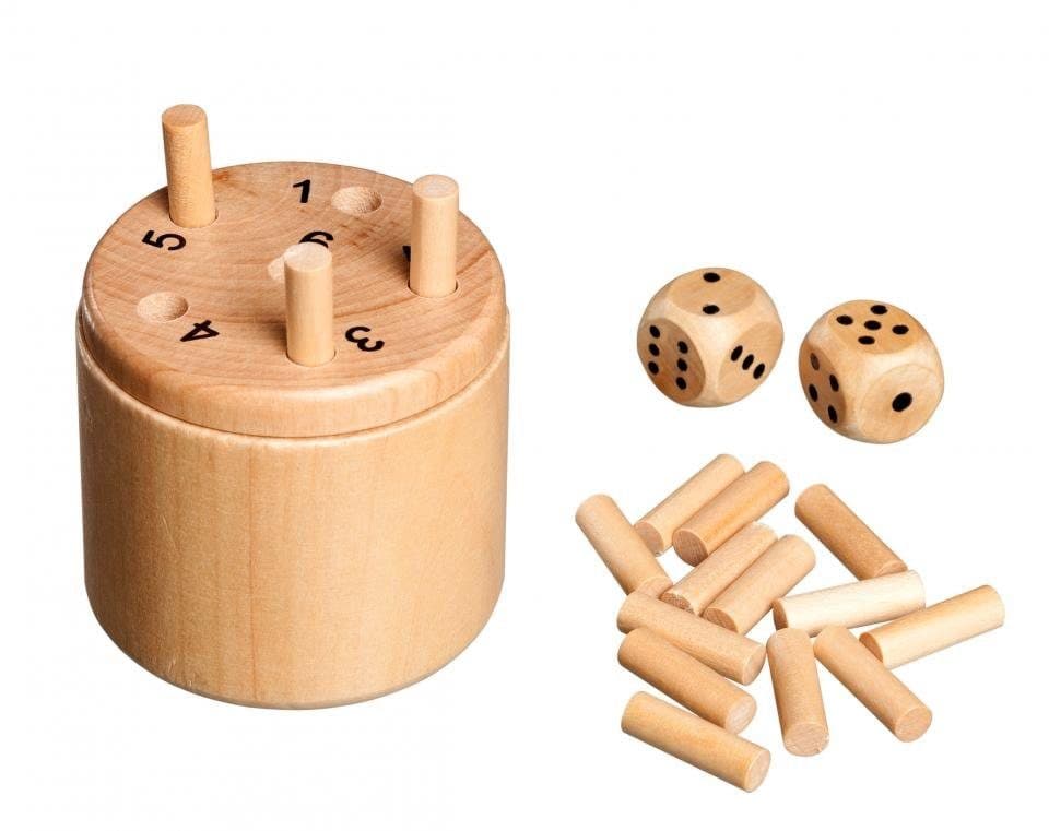 Philos Spiel Philos 6337 Würfelfass Logikspiel Geschicklichkeitsspiel