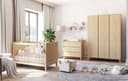 QMM TraumMöbel Babyzimmer Komplettset Maya Eiche geölt mit LED-Beleuchtung Bild 2