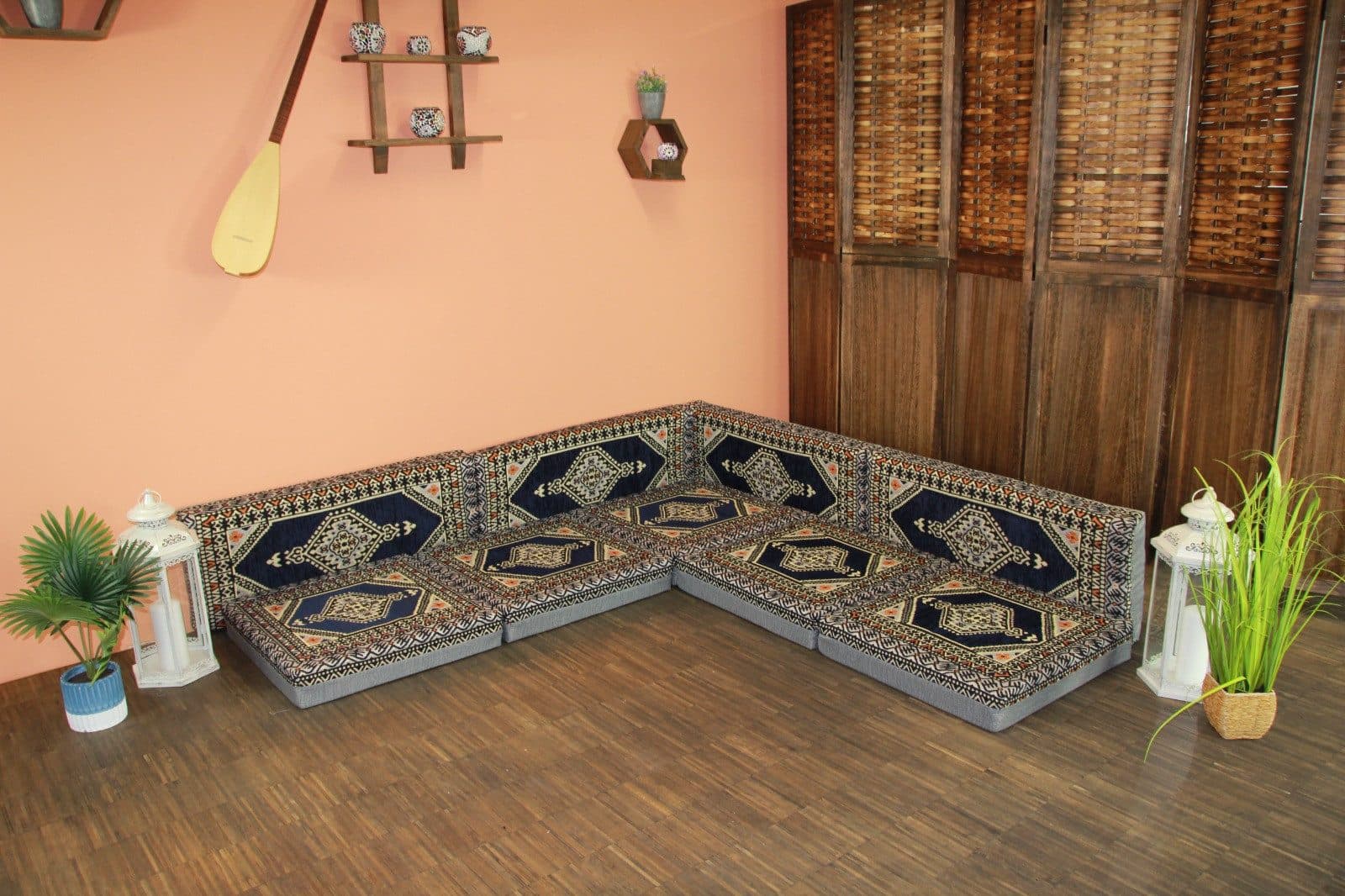 CaddeBuy Orientalisches Sofa Terrassen-Palettensofa 9-tlg. Kaltschaum - Bild 2