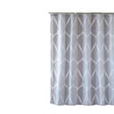 Fanci Home Duschvorhang Grau Polyester Anti-Schimmel mit 10 Ringen Bild 2