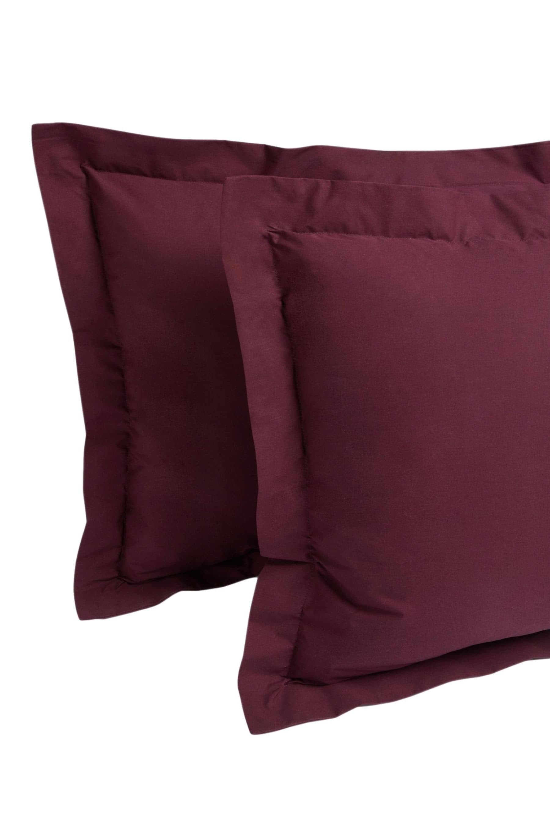 Next Kissenbezug 2er-Pack Burgundy Red Baumwolle Polyester - Bild 2