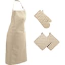 REDBEST Kochschürze Küchen-Set Seattle 4-teilig Uni Beige Bild 2