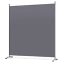 Angel Living Raumteiler Paravent Sichtschutz Stahl Polyester Grau/Weiß Bild 2