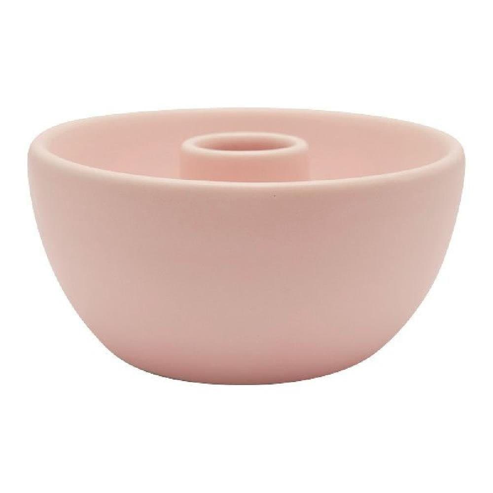 Greengate Kerzenhalter Pale Pink Rund 10 cm