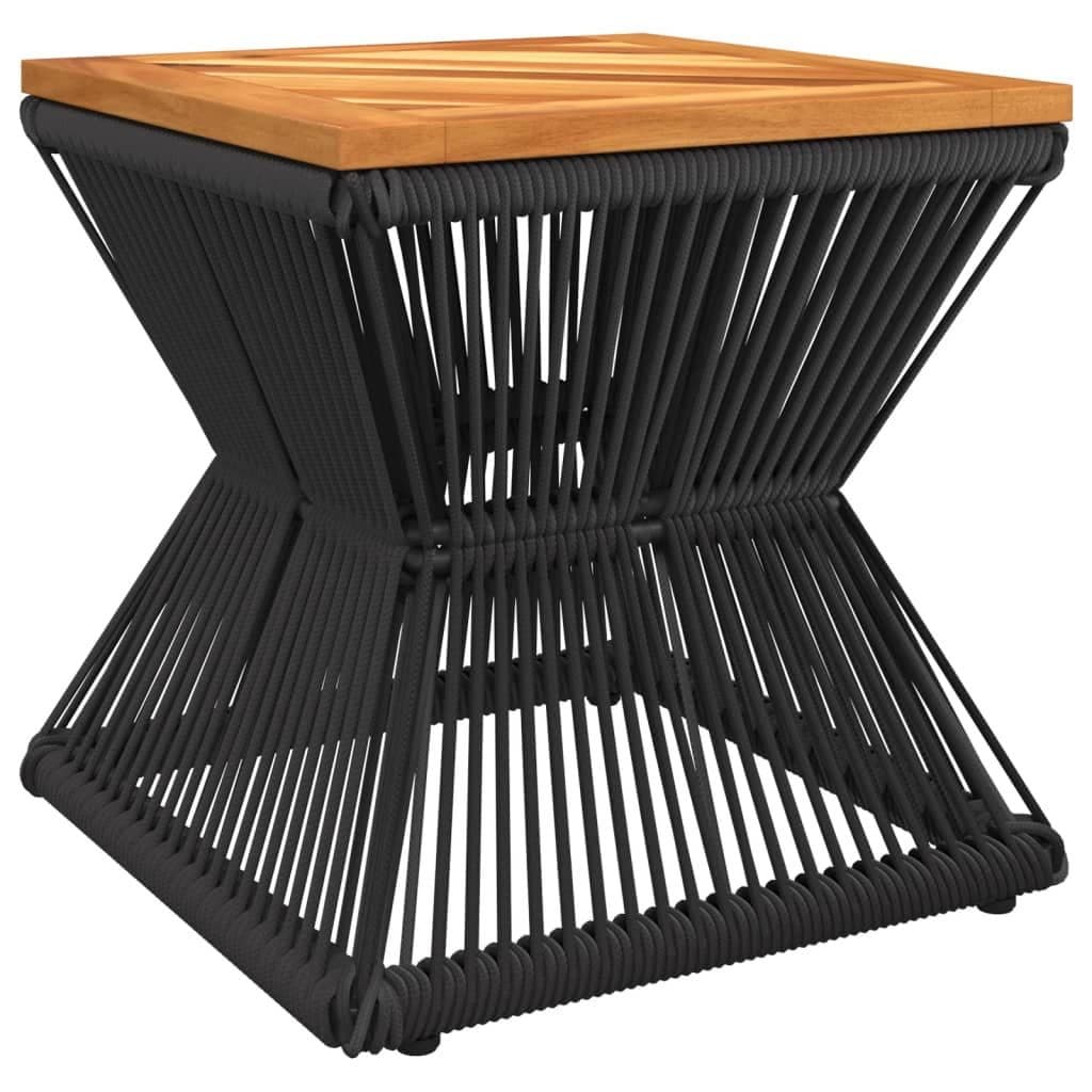 vidaXL Tisch Schwarz Massivholz Stahl Modern - Bild 2