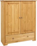 OTTO HOME Wäscheschrank Hugo Massivholz Landhausstil Beige Bild 2