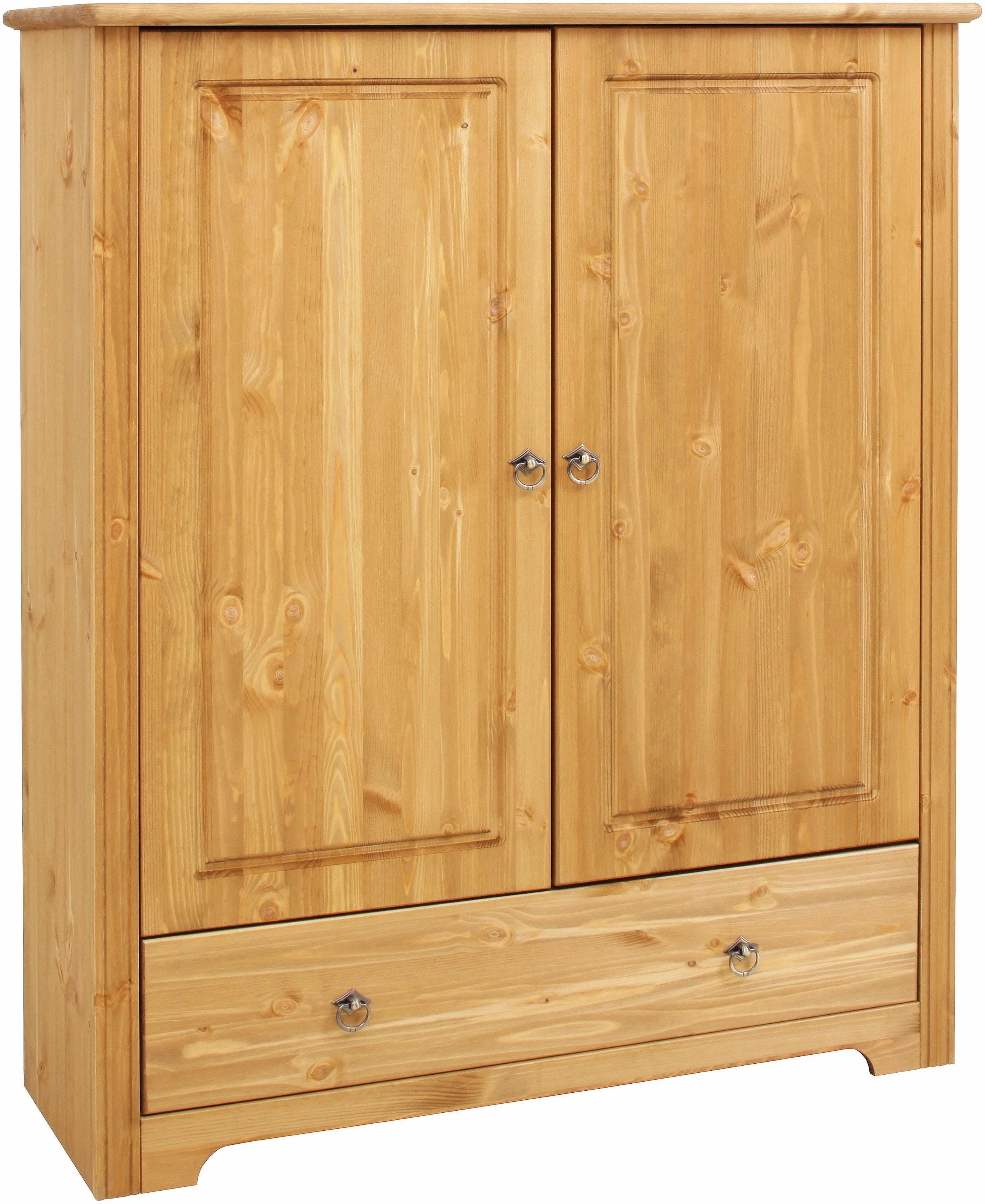 OTTO HOME Wäscheschrank Hugo Massivholz Landhausstil Beige - Bild 2