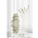 Ekershop Duschvorhang Textil Digitaldruck Wellness Stone Bild 2