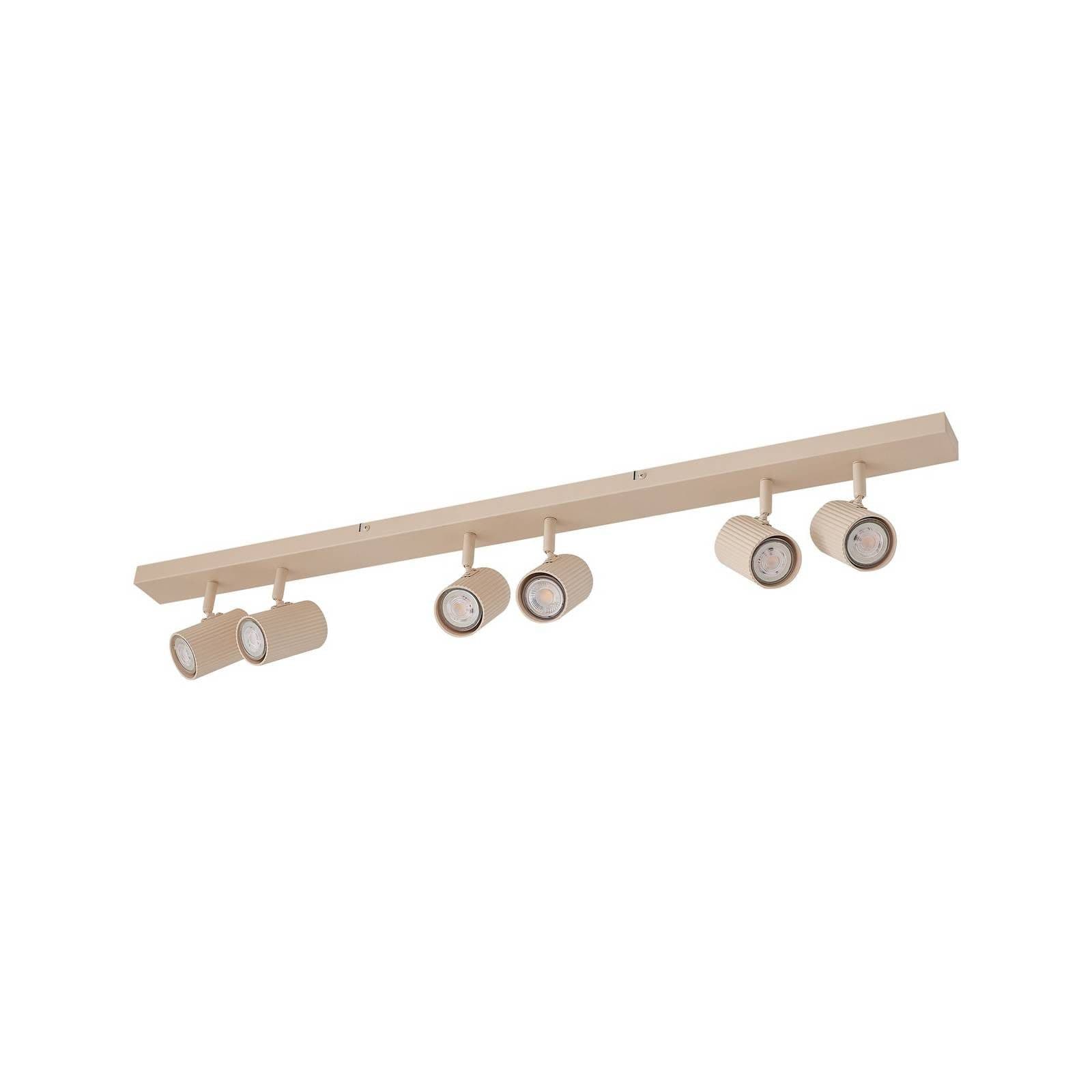 Lindby Deckenspots Kardis Beige 6-flg. Metall GU10 - Bild 2