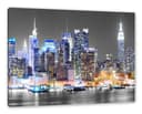 Pixxprint Leinwandbild New York Skyline Bunt Modern Bild 2