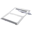 Renkforce Laptop-Ständer Ultraflach Klappbar Aluminium Silber Bild 2