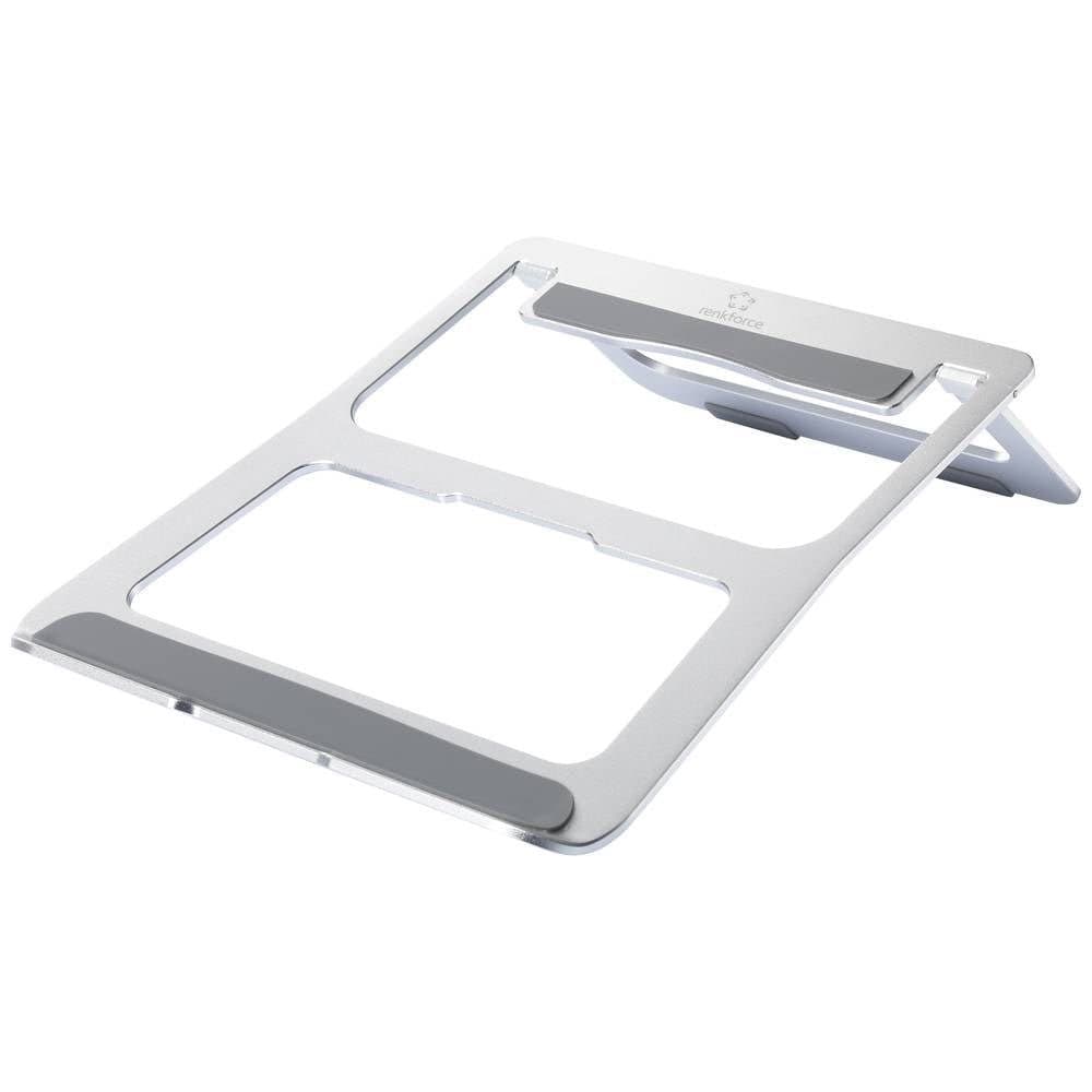 Renkforce Laptop-Ständer Ultraflach Klappbar Aluminium Silber - Bild 2