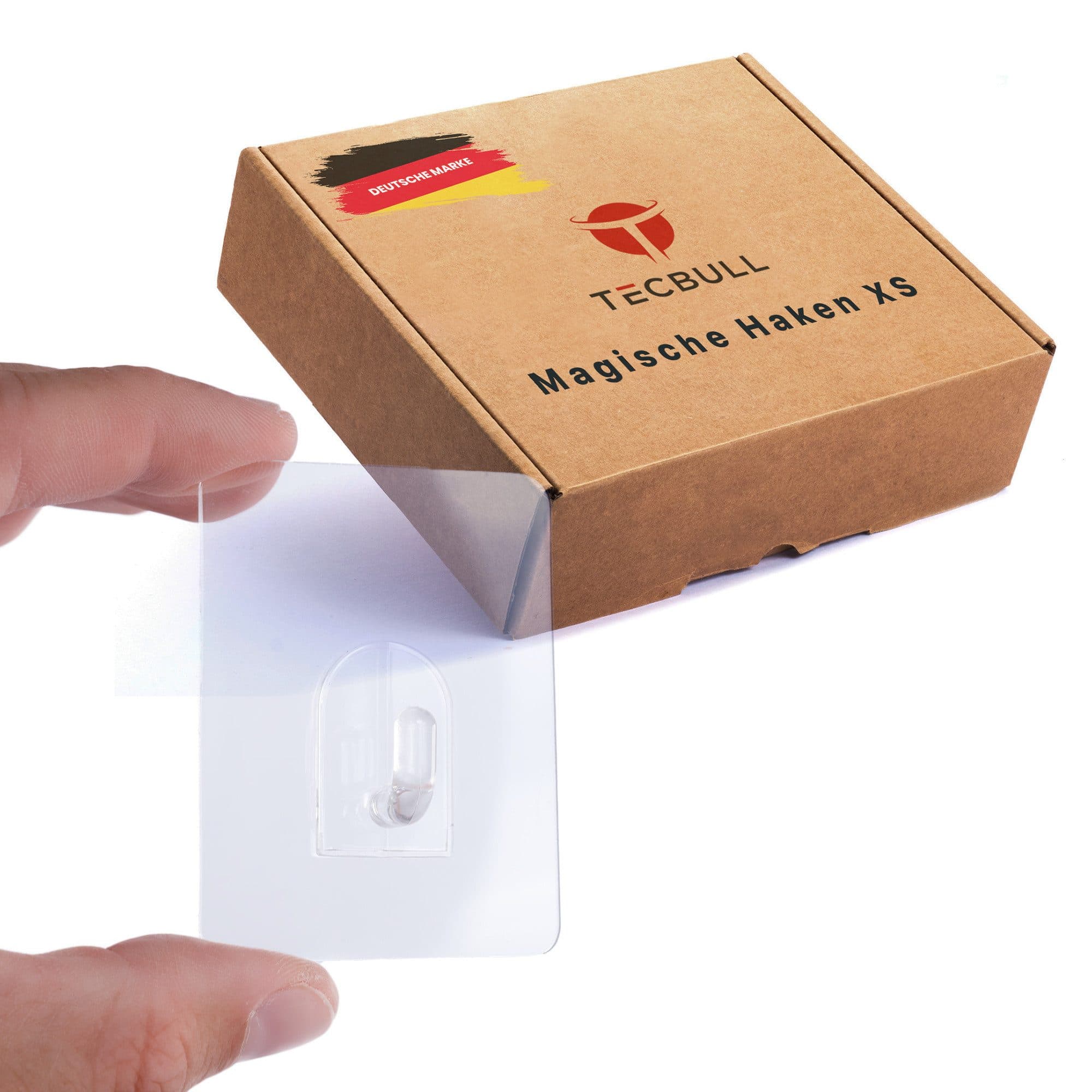 TECBULL Magische Haken XS Transparent - Rückstandsfrei & Wiederverwendbar - Bild 2