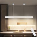 ZMH LED Pendelleuchte Dimmbar Weiß Modern Fernbedienung Bild 2