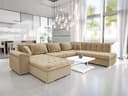 MIRJAN24 Wohnlandschaft Niko Bis Premium U-Form Ecksofa mit Schlaffunktion Bild 2