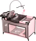Bayer Puppenbett Multibett Hochstuhl Wickelablage Mobile Einhorn grau/rosa Bild 2