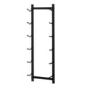 COSTWAY Weinregal Wand Metall Industrial Schwarz Bild 2