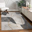 PACO HOME Teppich Tuana 217 Grau Kurzflor Modern Bild 2