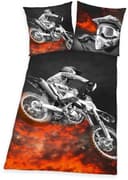 Herding's Young Collection Jugendbettwäsche Motorcross Schwarz/Rot Bild 2