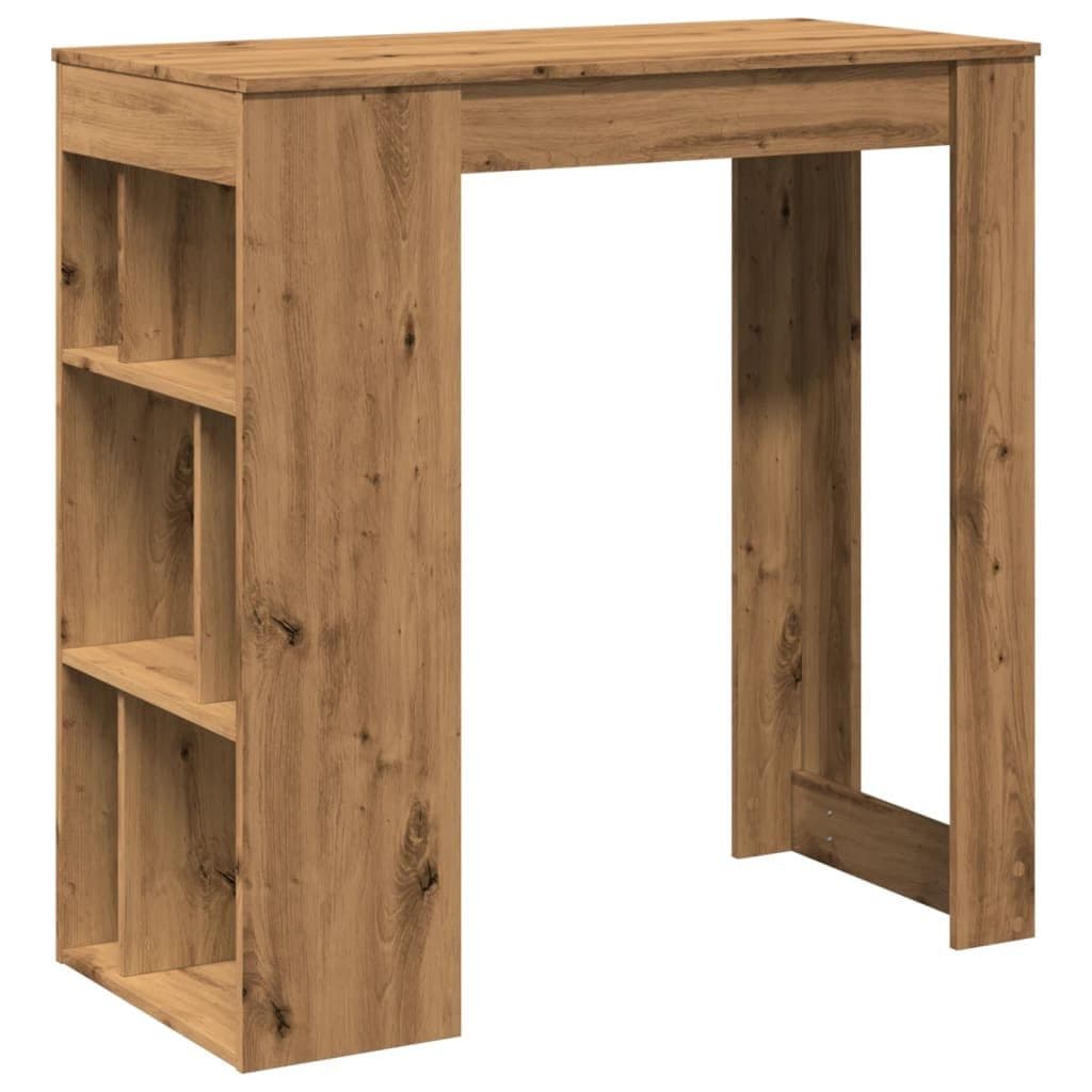 vidaXL Bartisch mit Regal Artisan-Eiche Holzwerkstoff - Bild 2