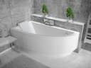KOLMAN Eckbadewanne Praktika 140x70 Weiß Acryl Bild 2