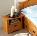 OTTO home Nachtkonsole Konrad Kiefer Beige Geölt Bild 2