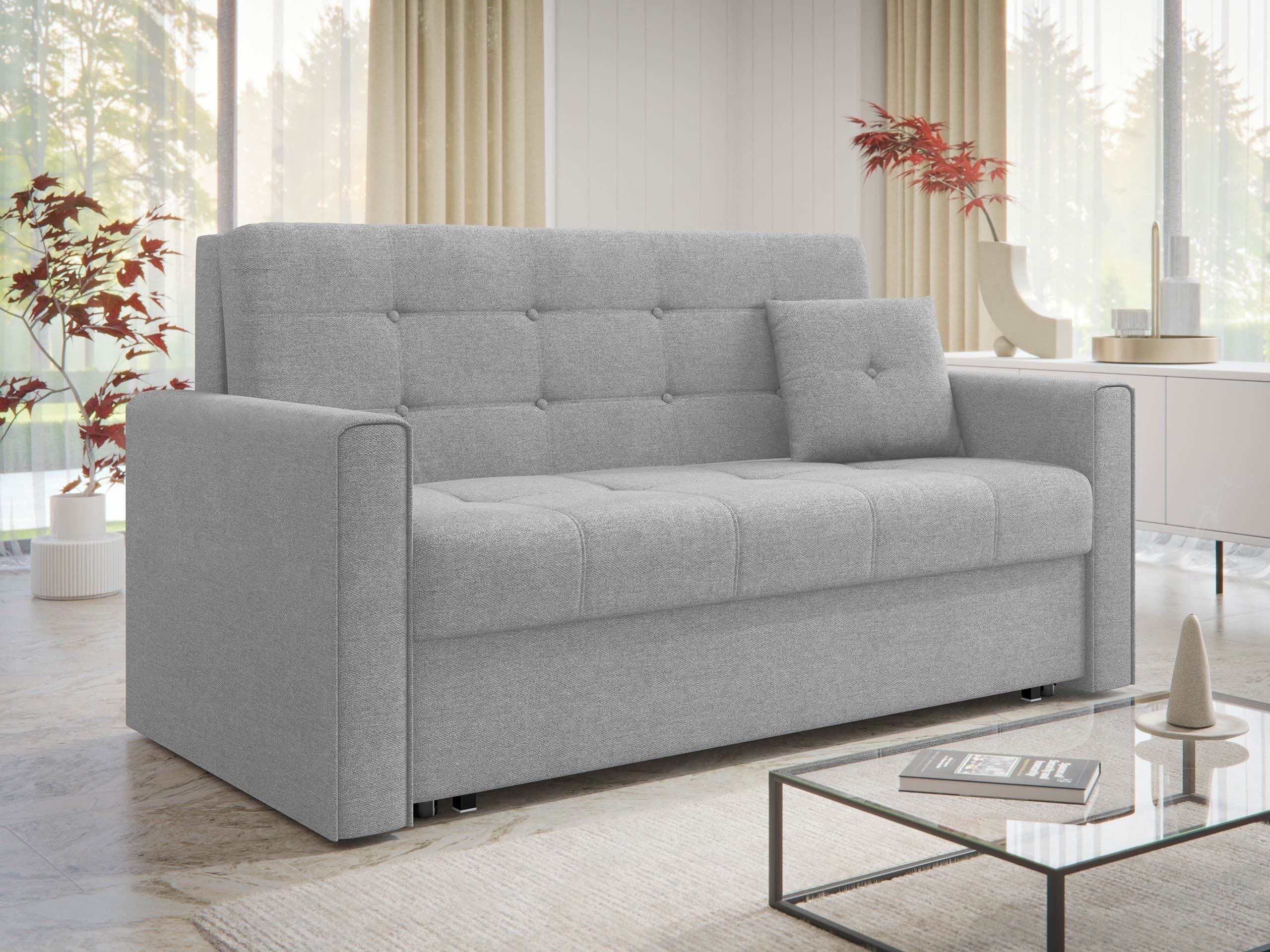 MIRJAN24 Schlafsofa Viva Lux III mit Schlaffunktion und Bettkasten, 3-Sitzer - Bild 2