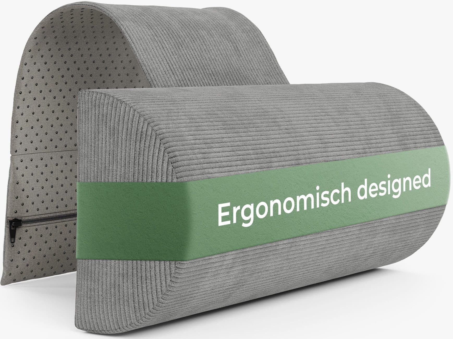 Well B4 Nackenrolle mit Gegengewicht - Grau Memory Schaum - Bild 2