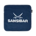Sansibar Sylt Jacquard Kissenbezug Doubleface Blau/Weiß 50x50 cm Bild 2