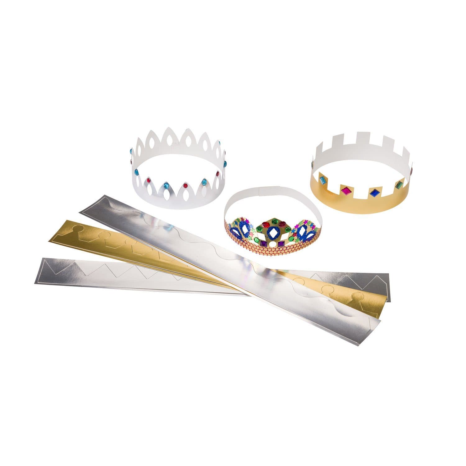 EDUPLAY Experimentierkasten Metallic Kronen 12er Set Bunt