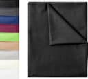 NatureMark Bettlaken 100% Baumwolle Schwarz Bild 2