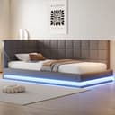 REDOM Schlafsofa Polsterbett mit LED-Lichtleiste und USB-Anschluss Bild 2