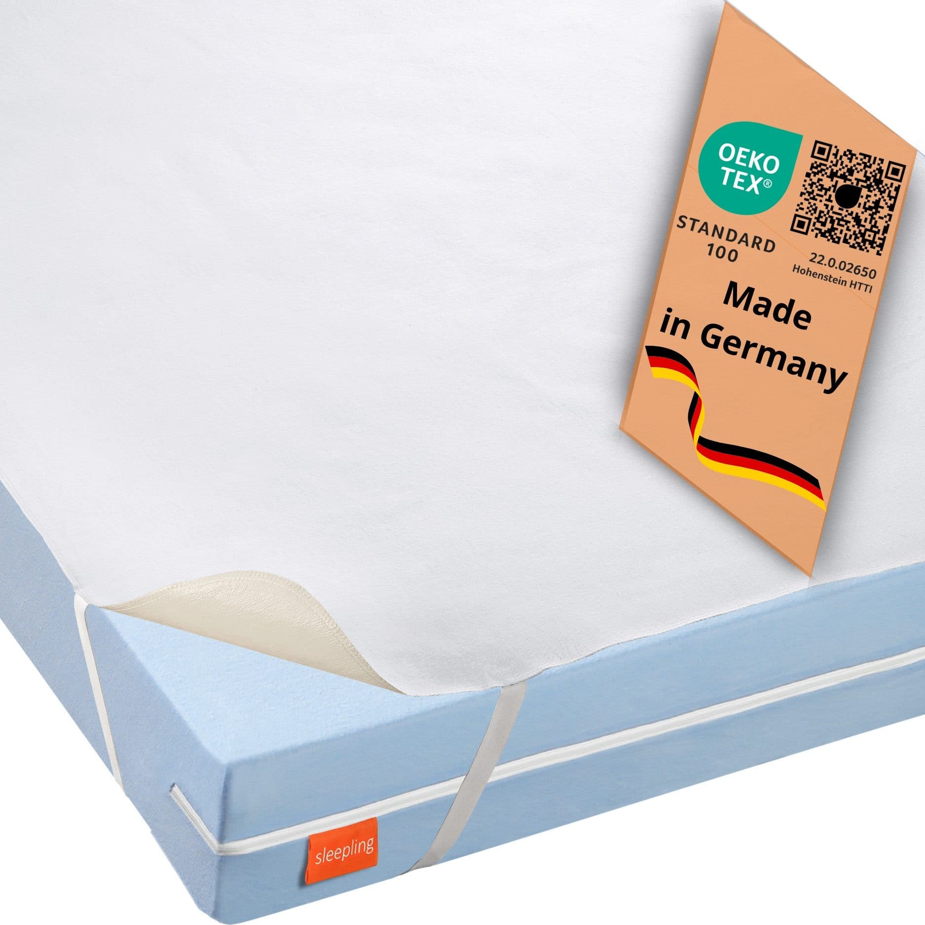 sleepling Matratzenauflage Molton Matratzenschoner Weiß - Bild 2