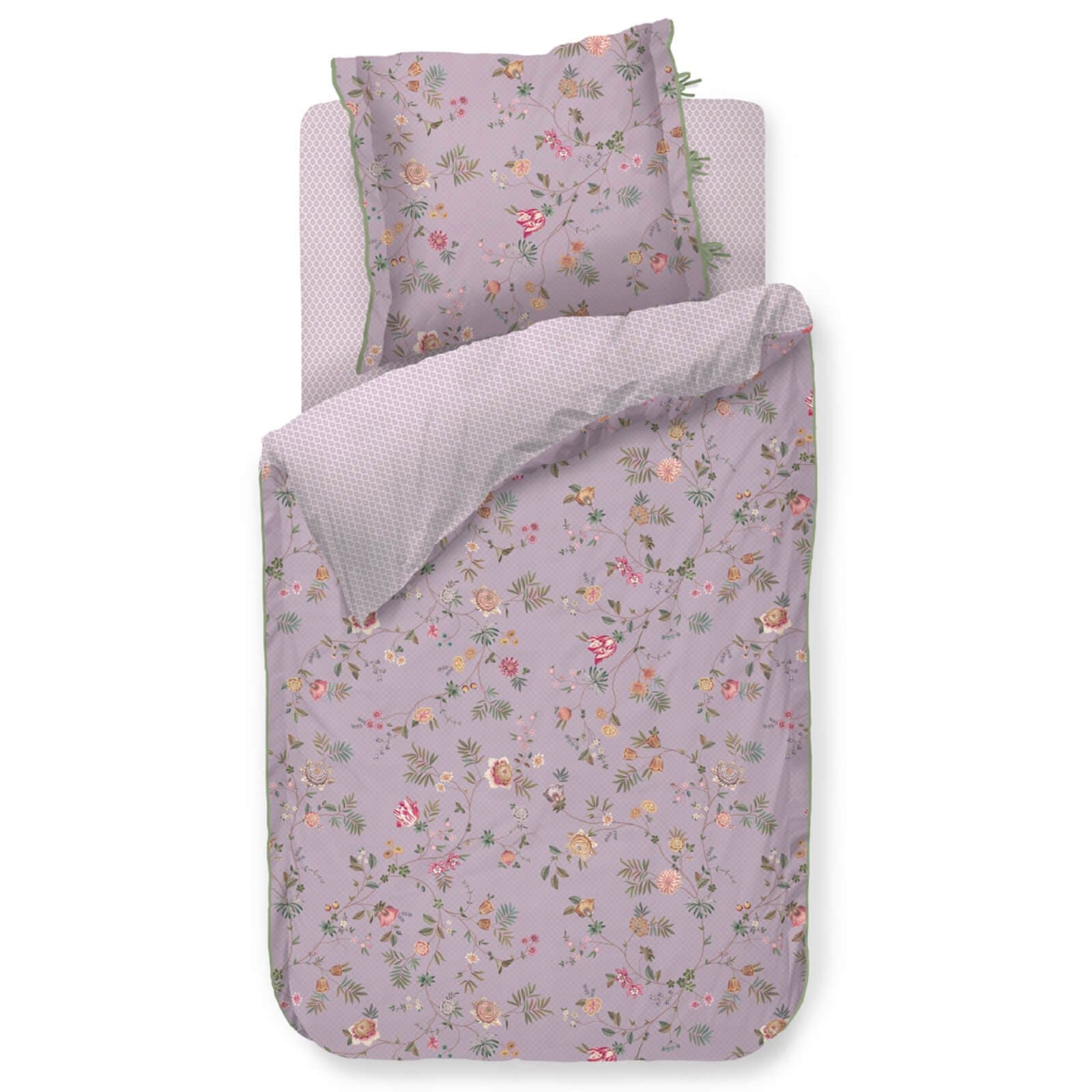 PiP Studio Bettwäsche La Dolce Vita Lila, Perkal, 2 teilig, Blüten, Blumen, Zweige - Bild 2