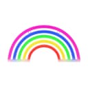 Forever Light LED Dekolicht Neon Leuchte Regenbogen 5 Farben Dimmbar USB Bild 2