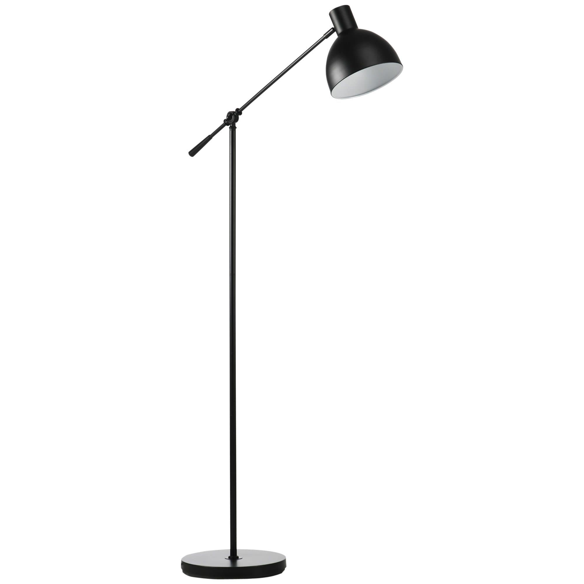 HOMCOM Stehlampe Schwarz Höhenverstellbar Industrie-Look - Bild 2