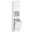 SoBuy Badkommode BZR216 Badezimmerschrank Weiß Bild 2