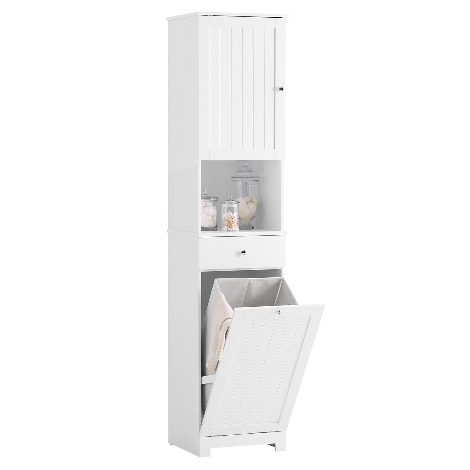 SoBuy Badkommode BZR216 Badezimmerschrank Weiß - Bild 2