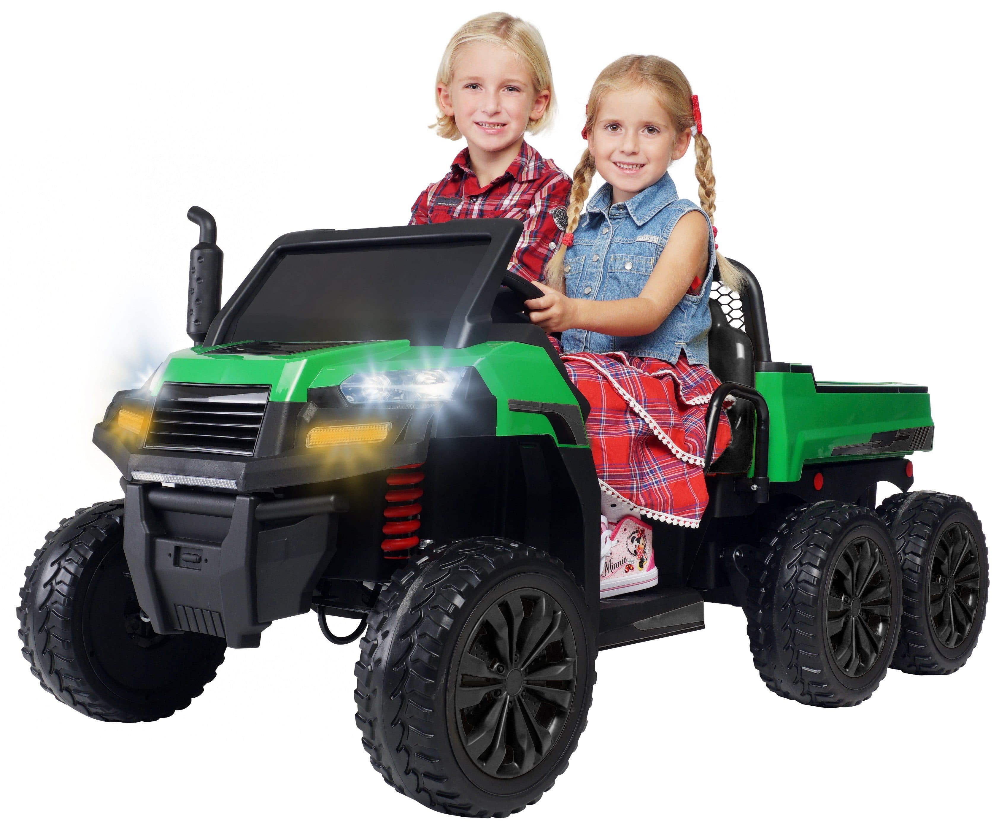 Actionbikes Motors Elektro-Kinderauto A730 UTV Grün/Gelb mit Kippmulde - Bild 2