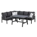 Primaster Loungeset Apulia XL Grau 5-tlg. Aluminium & Kunststoff Bild 2