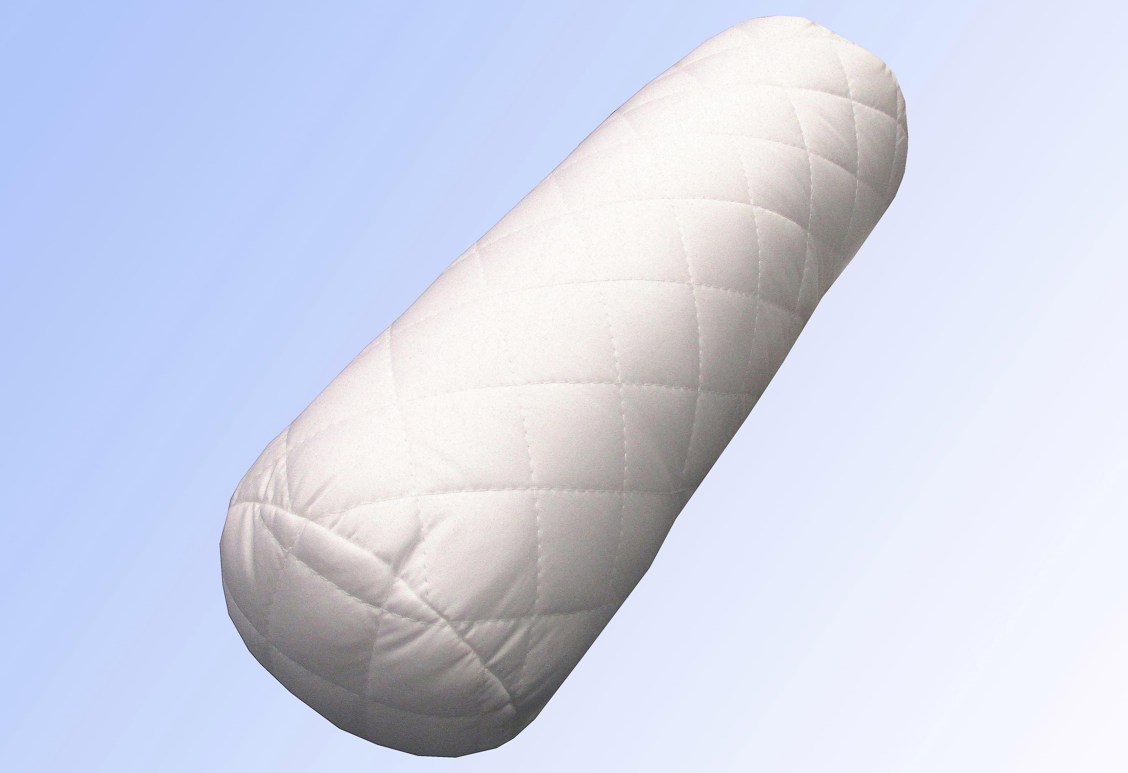 DREAMS Nackenrolle Weiß Satin-Bezug