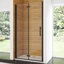Duschparadies Dusch-Falttür Schwarz Easyclean Glas 195cm Bild 2