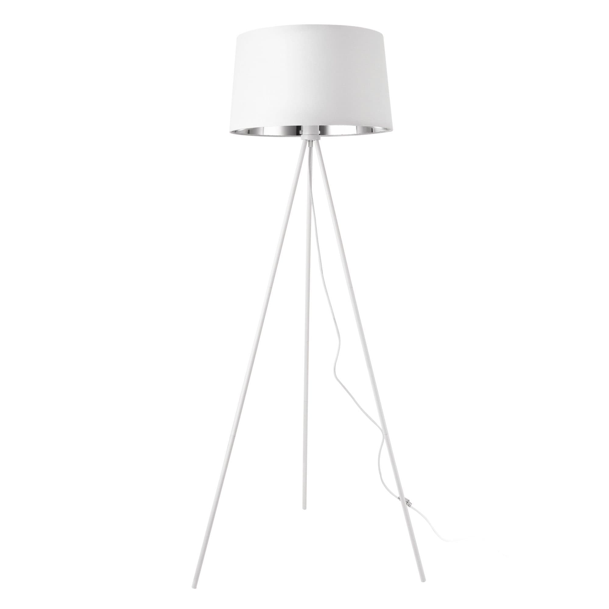 lux.pro Stehlampe Manchester Weiß Metall 3-Fuß Design - Bild 2
