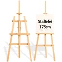 Amazinggirl Staffelei Holz groß Leinwand Ständer - Holzständer für Sitzplan Bild 2
